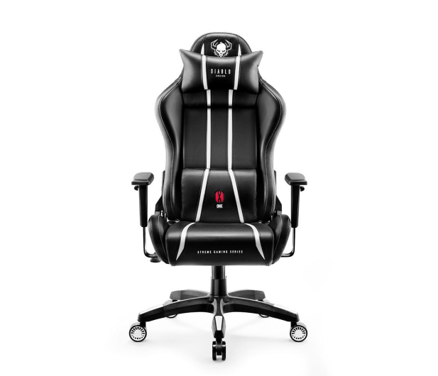 Diablo Chairs X-One 2.0 Normal Size Czarno-biały - 1208660 - zdjęcie